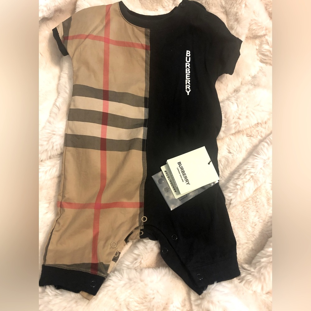 Never Worn Burberry Boy Romper